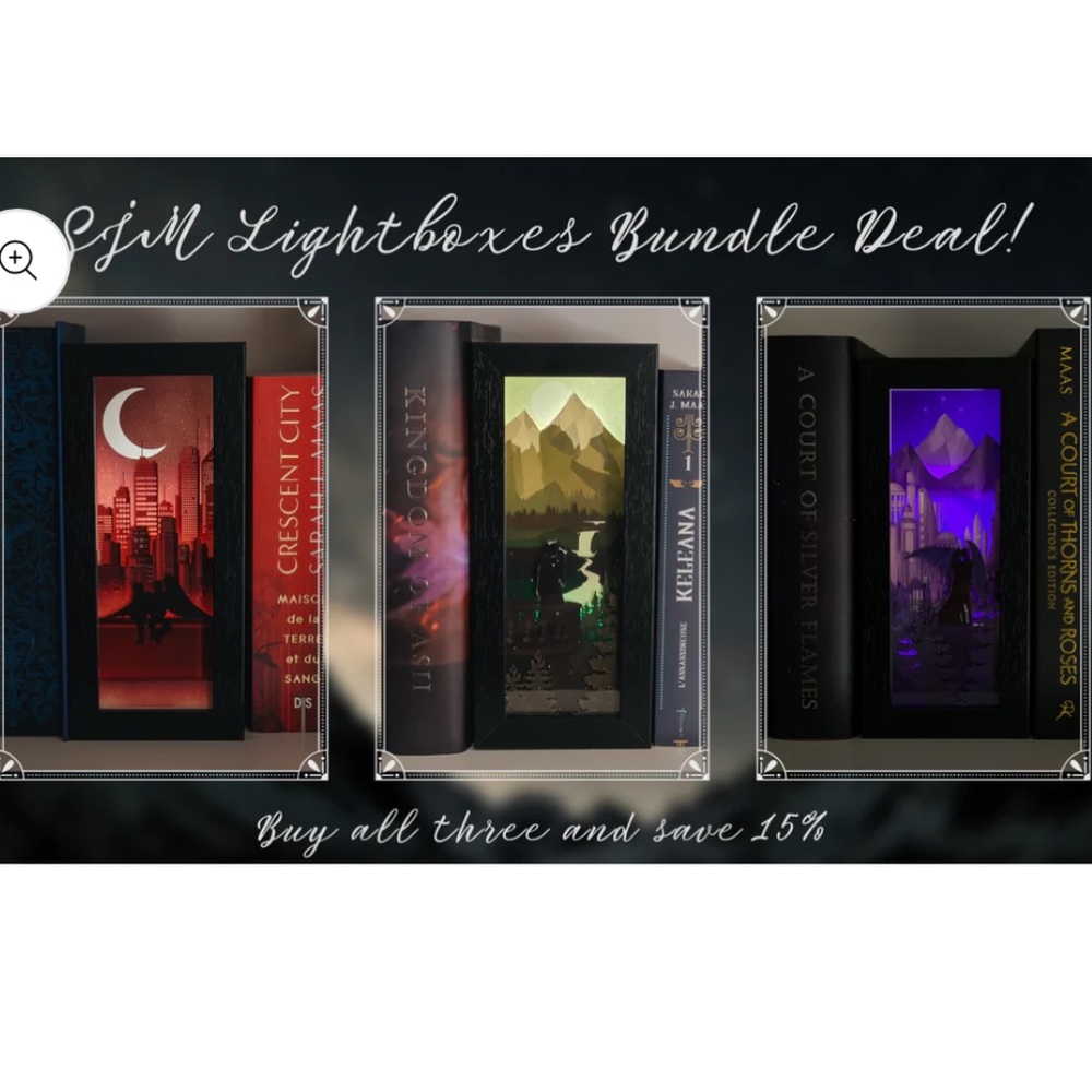 Sold out Reading Portal Book Nook Light Boxes SJM